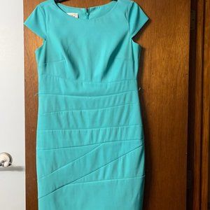 dress, below knee, cap sleeve